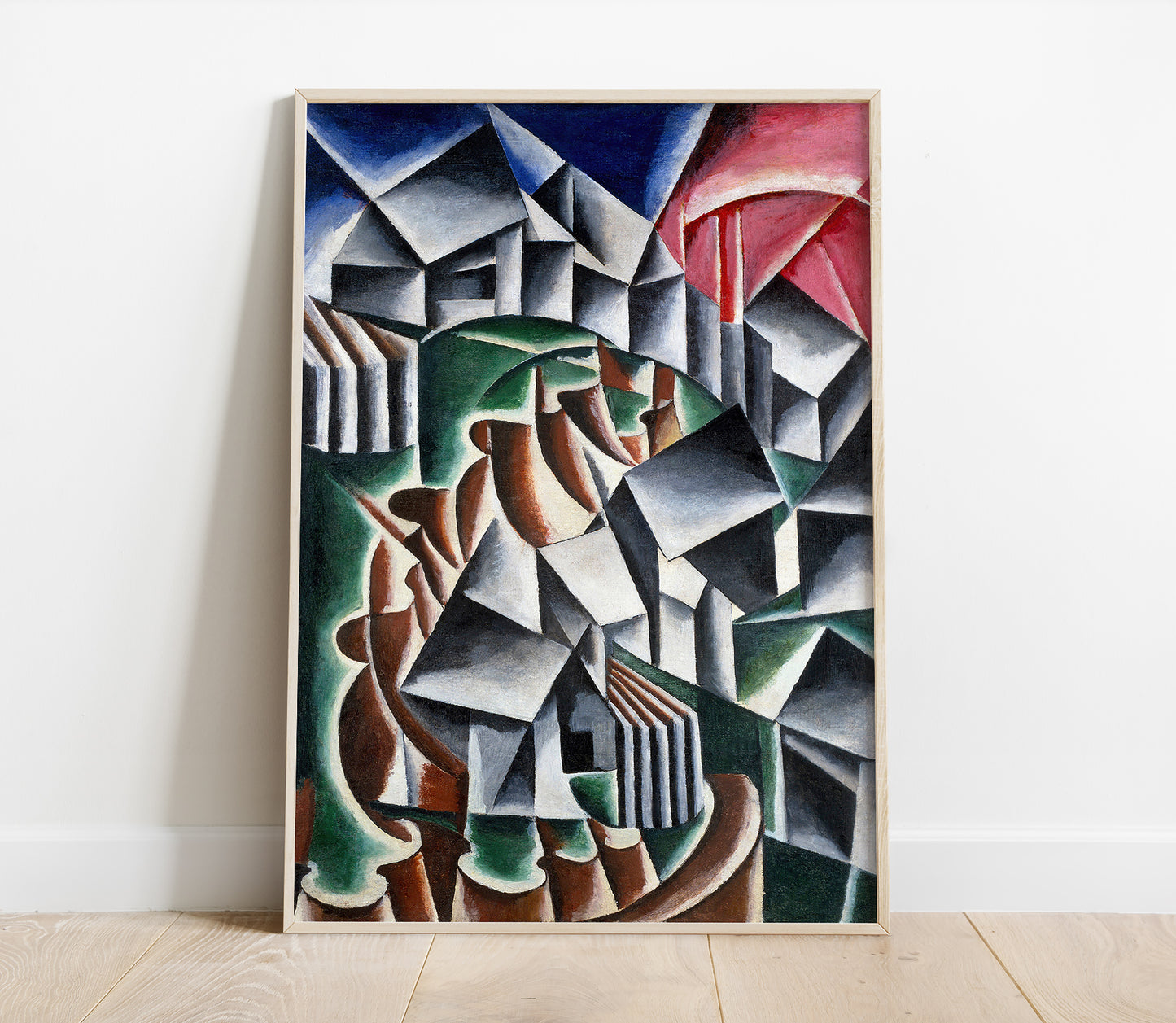 Preview of the art print Birsk by Lyubov Popova, mounted in a poster frame