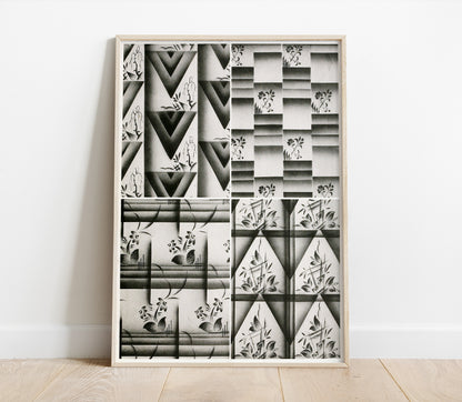 Preview of the art print Black and White II by Christian Stoll, mounted in a poster frame