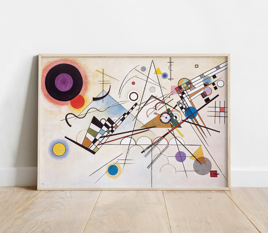 Preview of the art print Composition VIII by Wassily Kandinsky, mounted in a poster frame