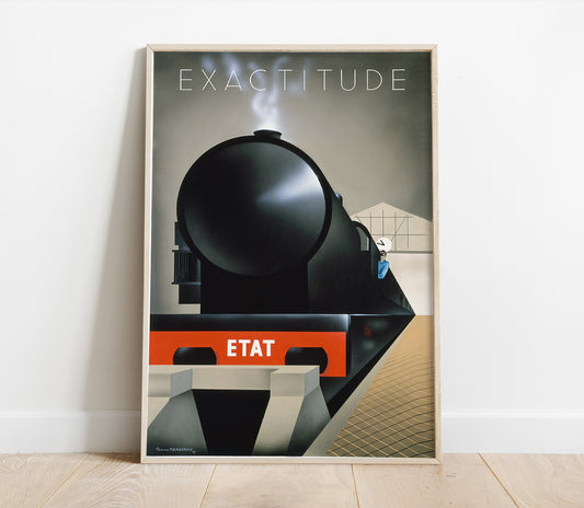 Preview of the art print Exactitude by Pierre Fix-Masseau, mounted in a poster frame