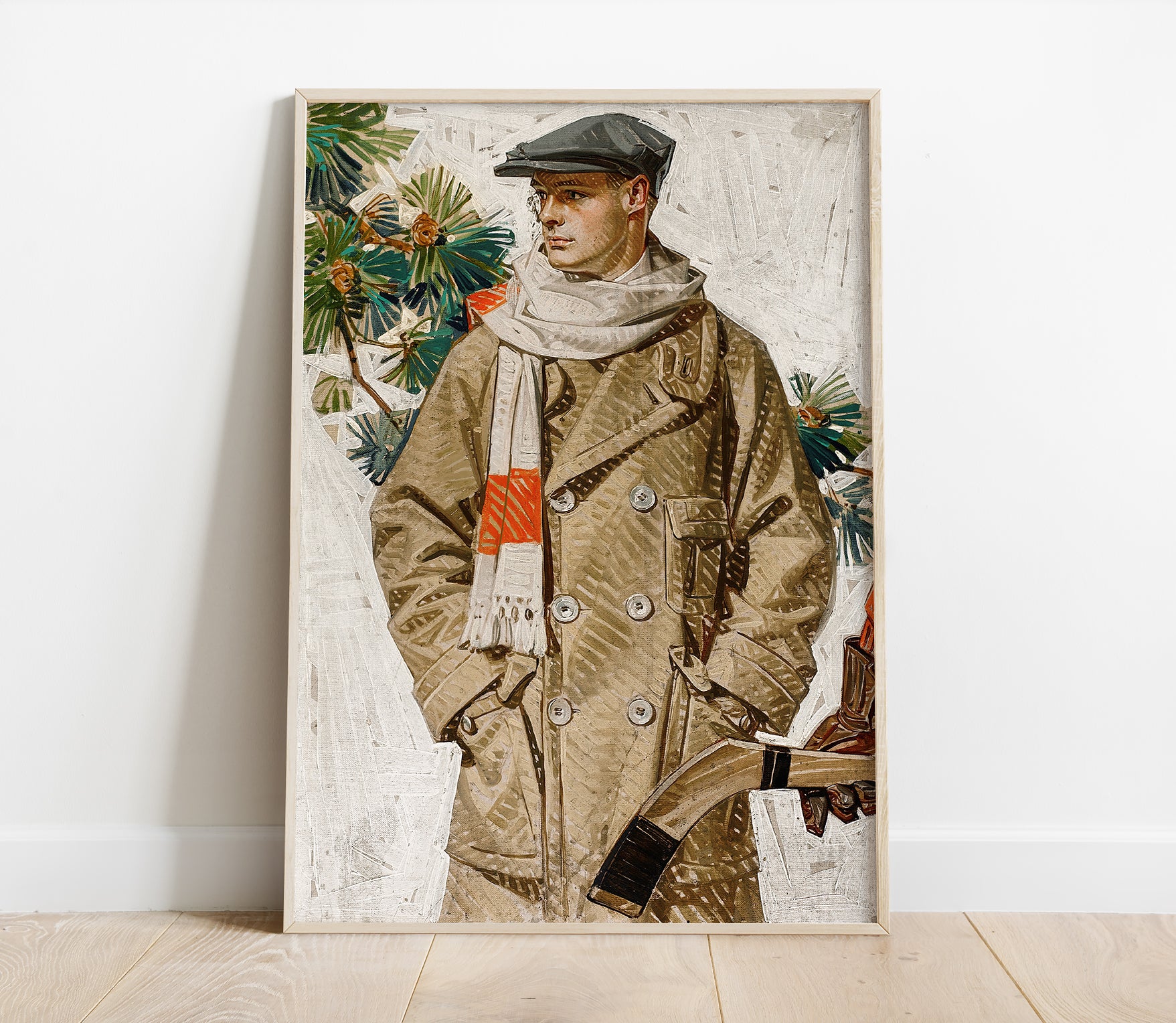 Preview of a Fashion Poster by J. C. Leyendecker, mounted in a poster frame