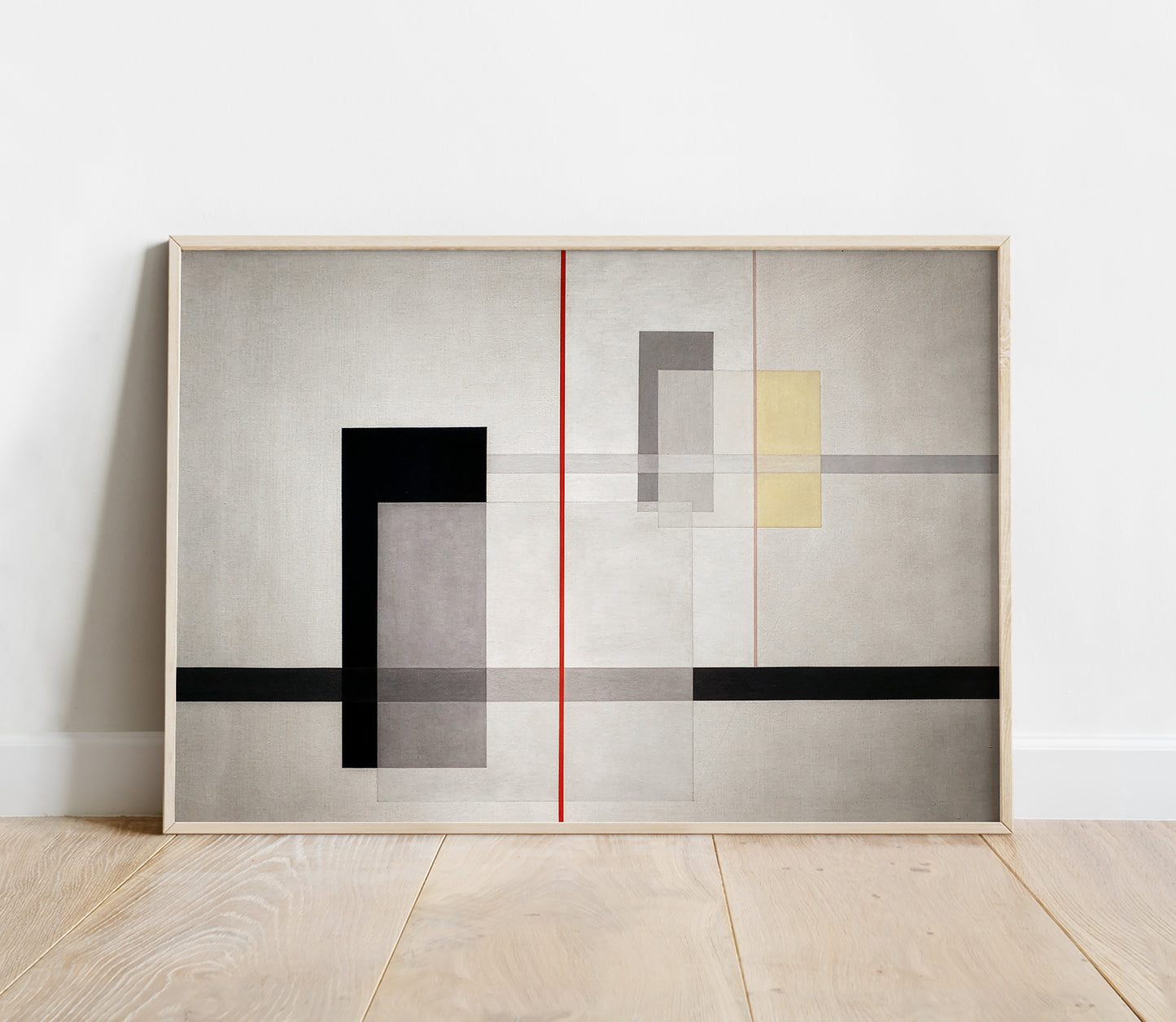 Preview of the art print K-VII by László Moholy-Nagy, mounted in a poster frame
