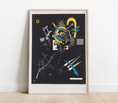 Preview of the art print Kleine Welten VII by Wassily Kandinsky, mounted in a poster frame