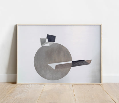 Preview of the art print L (1922) by László Moholy-Nagy, mounted in a poster frame