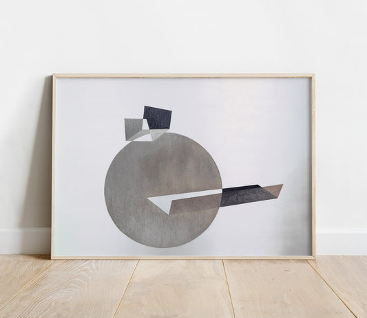 Preview of the art print L (1922) by László Moholy-Nagy, mounted in a poster frame