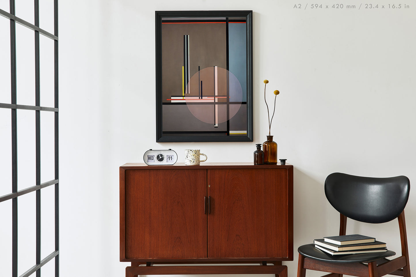 Preview of the art Lis by László Moholy-Nagy, mounted in an A2 size frame