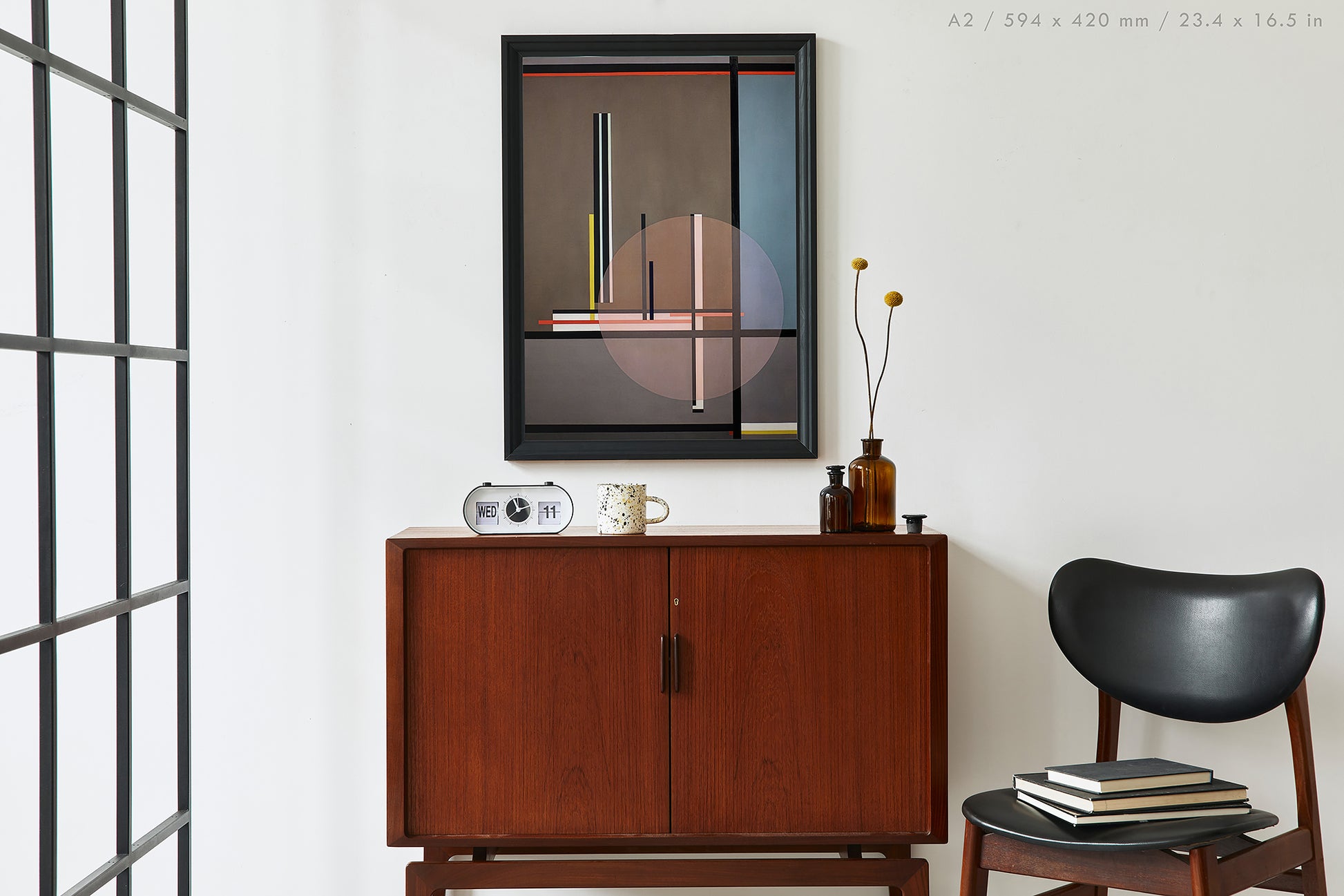 Preview of the art Lis by László Moholy-Nagy, mounted in an A2 size frame