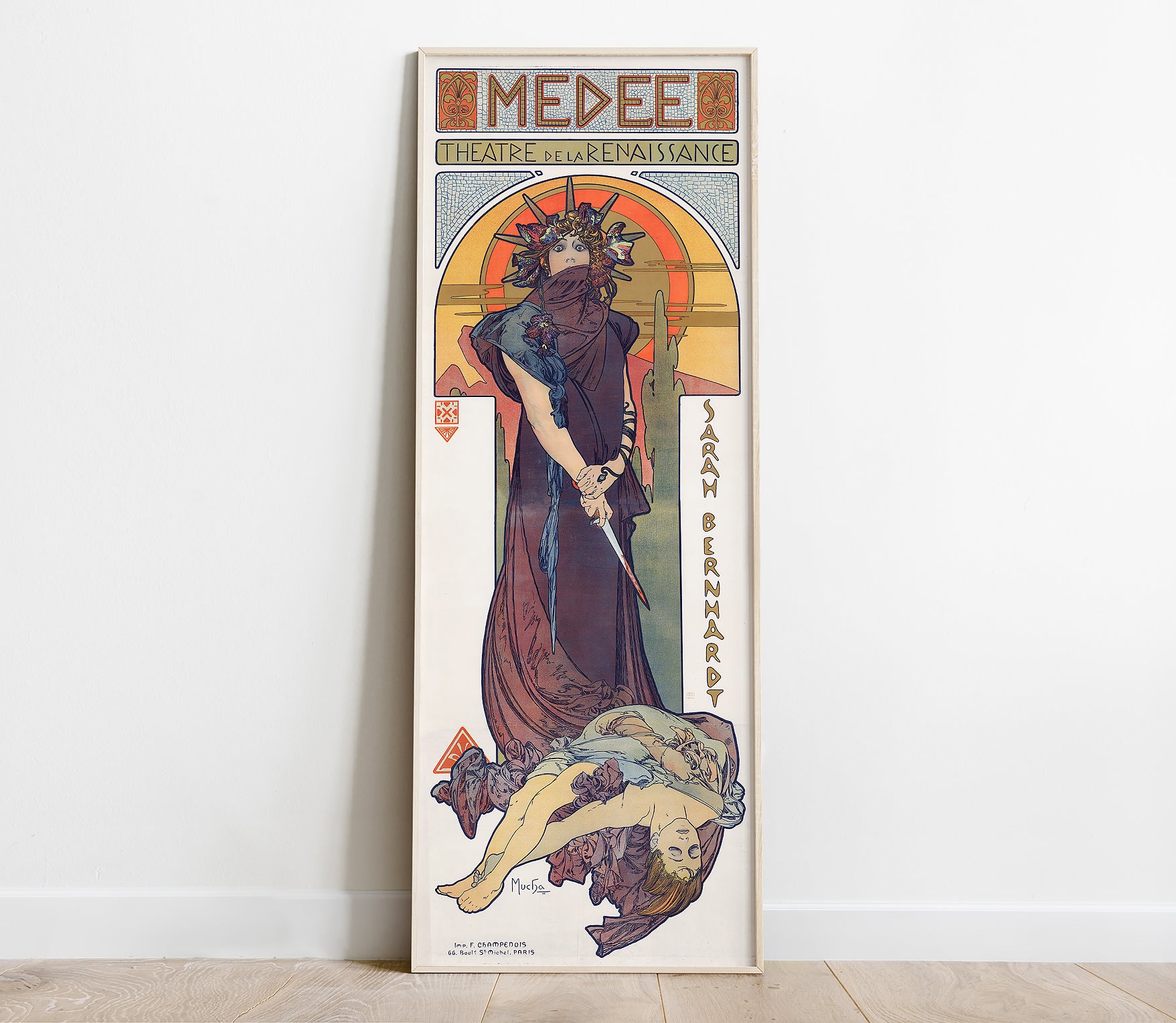 Medea by Alphonse Mucha | Wall Art Prints – Time Locked Prints