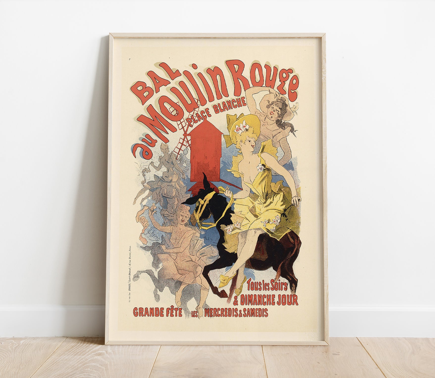 Moulin Rouge by Jules Chére | Time Locked Prints