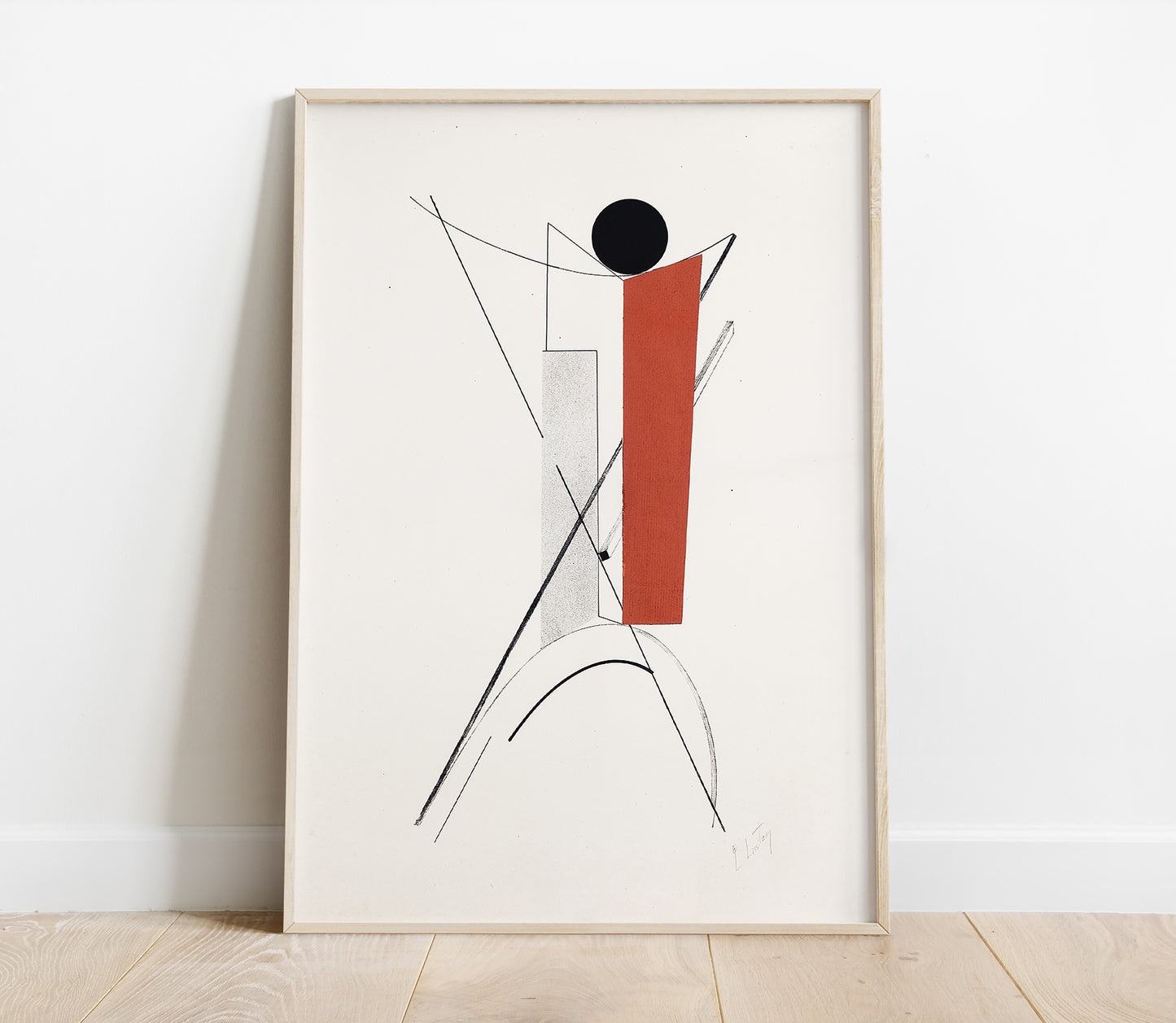 Preview of the art print Proun Series by El Lissitzky, mounted in a poster frame