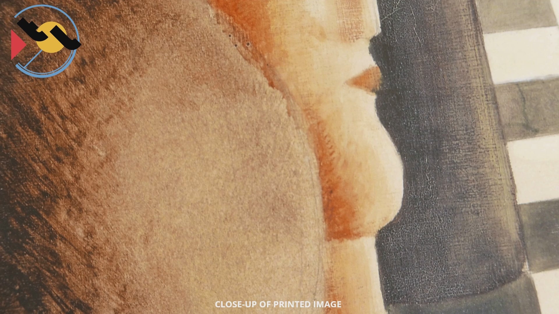 Detail of print Interior with Five Figures Roman by Oskar Schlemmer