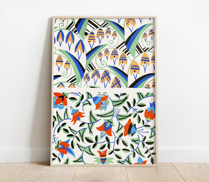 Preview of the art print Flowers by Christian Stoll, mounted in a poster frame