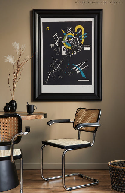 Preview of the art print Kleine Welten VII by Wassily Kandinsky, mounted in an A1 size frame